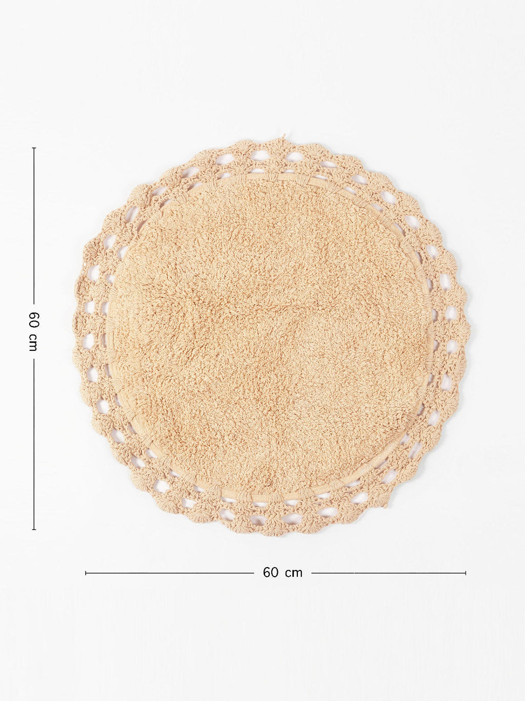 Absorbent Handloom Cotton Rectangular Bath Mat For Home Use