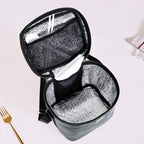 Premium Large Lunch Bag Lunch Box Set Dark Green Nestasia