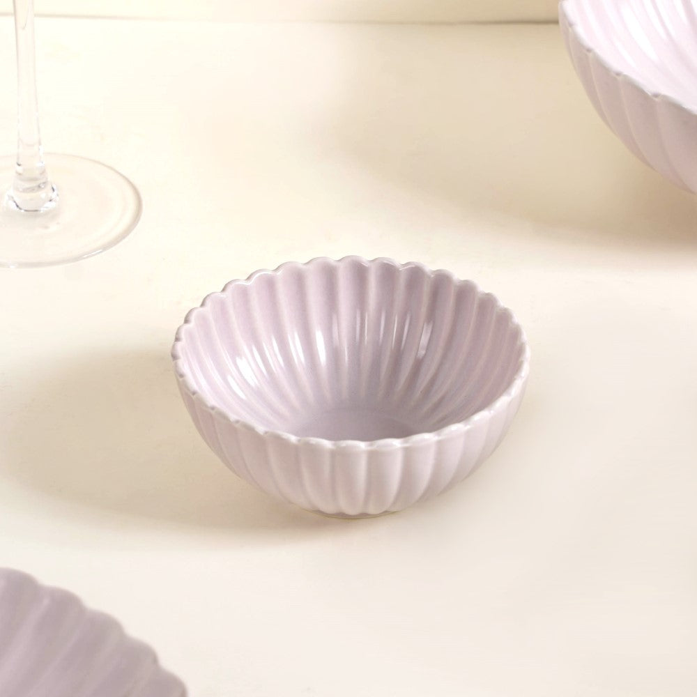 Grey Lavender 22 Piece Daily Dinner Set For 6 Nestasia