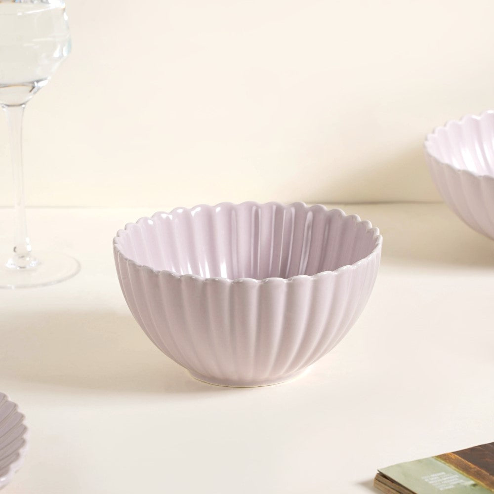 Grey Lavender 22 Piece Daily Dinner Set For 6 Nestasia