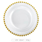 Gold Detailed Glam Charger Plate 10 Inch Nestasia