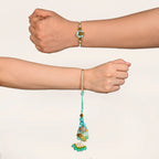 Divine Krishna Rakhi And Lumba Set Nestasia