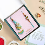 Divine Krishna Rakhi And Lumba Set Nestasia