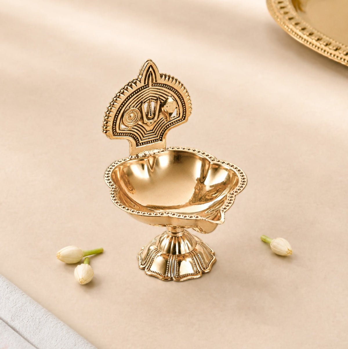 Divya Balaji Pure Brass Diya In Gift Box Nestasia