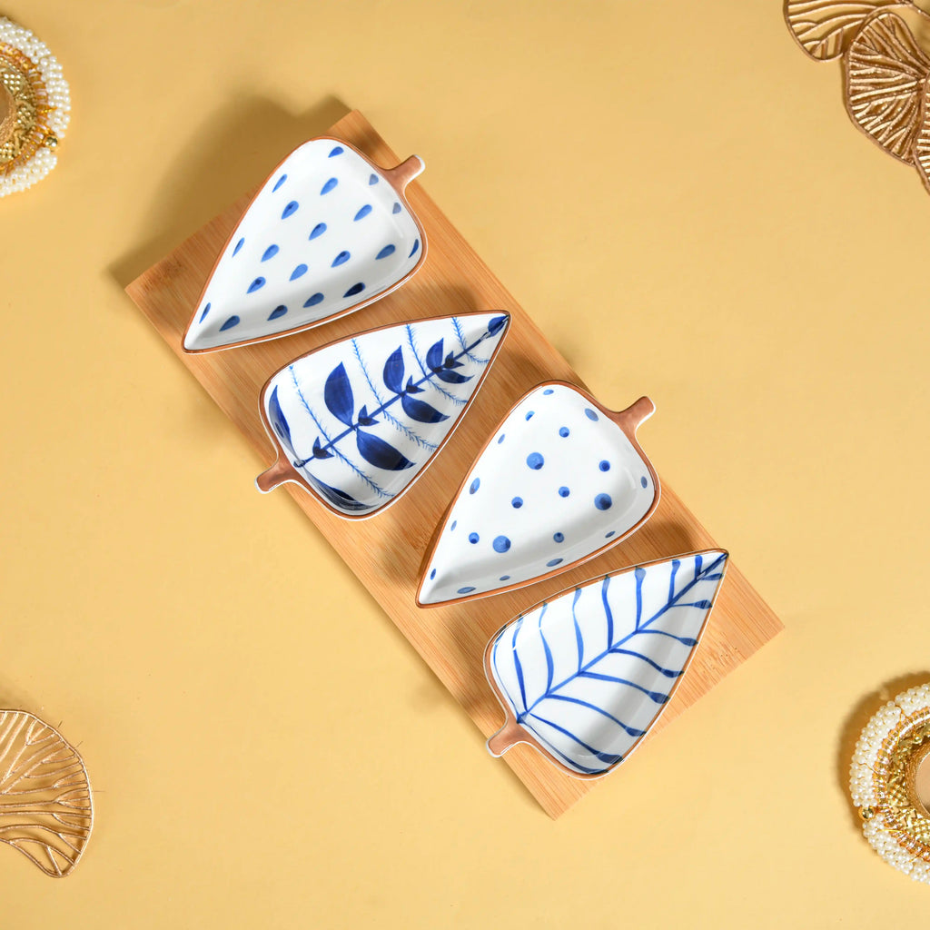Luxe Leaf Platter Gift Hamper Nestasia
