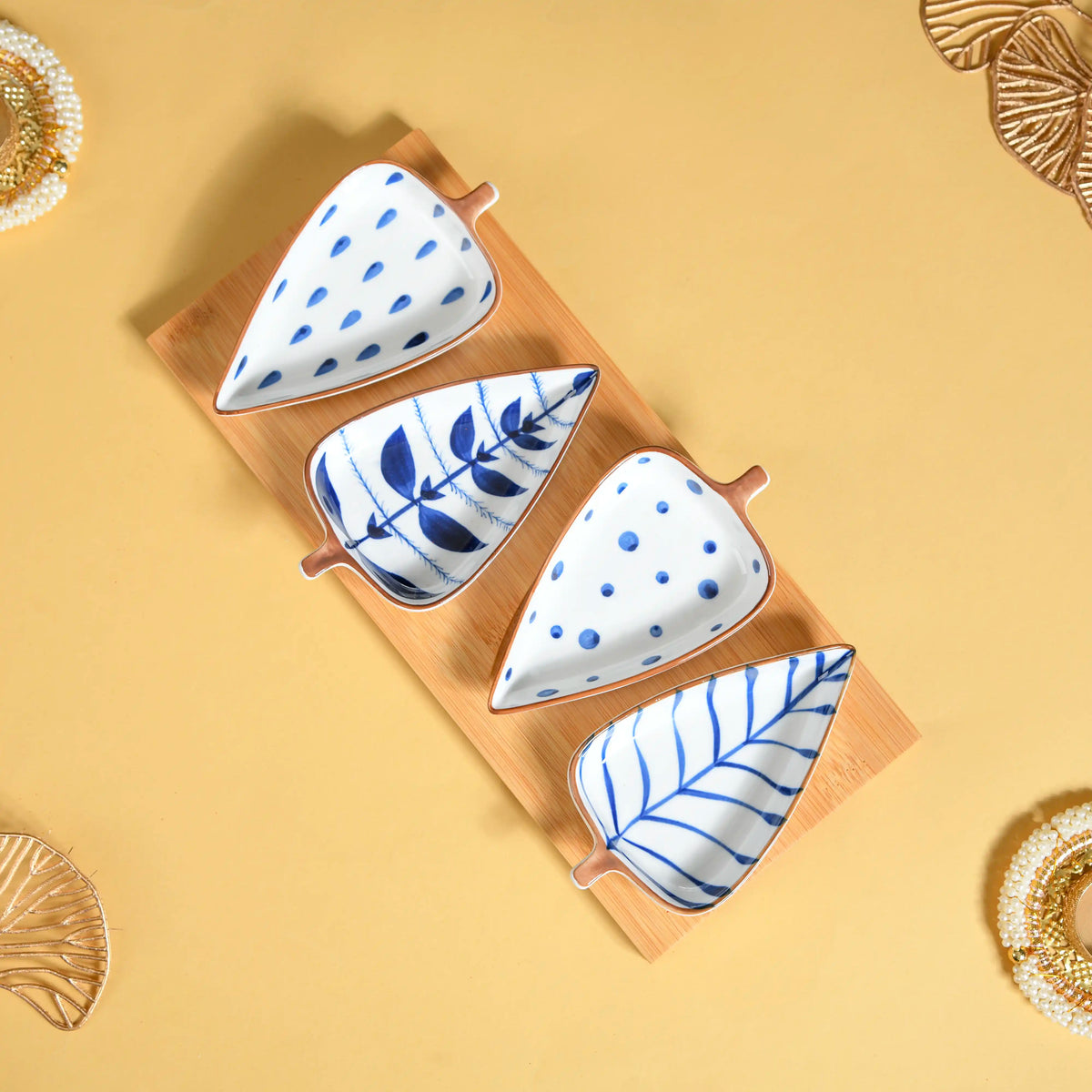 Luxe Leaf Platter Gift Hamper Nestasia