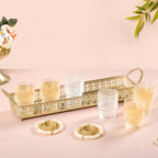 Festive Tray And Glass Set Gift Hamper Nestasia