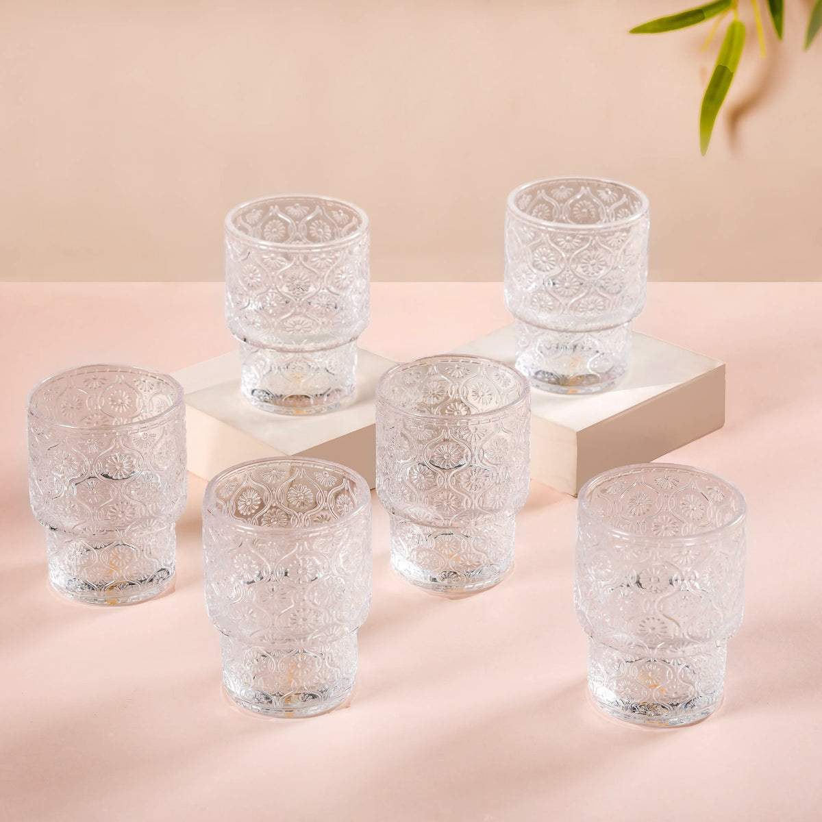 Festive Tray And Glass Set Gift Hamper Nestasia