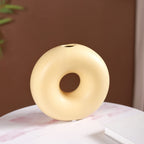 Donut Vase Pastel Yellow Nestasia