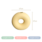 Donut Vase Pastel Yellow Nestasia
