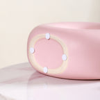 Round Donut Ceramic Vase Pink Nestasia