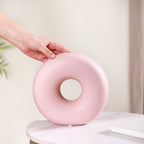 Round Donut Ceramic Vase Pink Nestasia