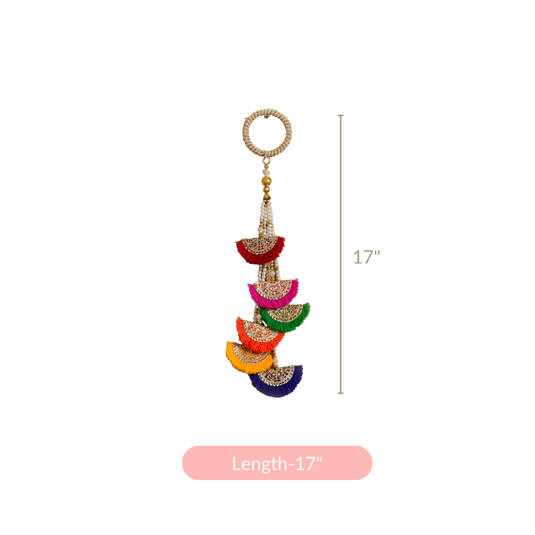 Colourful Door Hanging Decoration Set Of 2 Nestasia