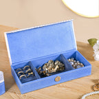 Dots And Dash Sectioned Trinket Case For Accessories Nestasia