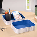 Dots And Dash Storage Organisation Tray Set Of 2 Nestasia