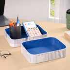 Dots And Dash Storage Organisation Tray Set Of 2 Nestasia