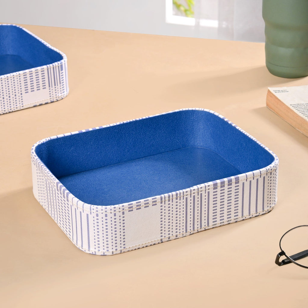 Dots And Dash Storage Organisation Tray Set Of 2 Nestasia