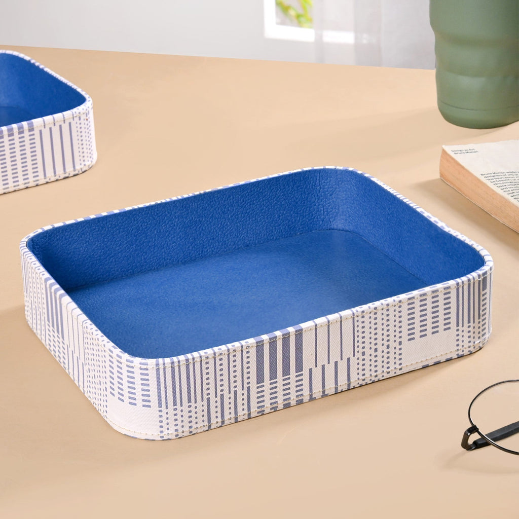 Dots And Dash Storage Organisation Tray Set Of 2 Nestasia
