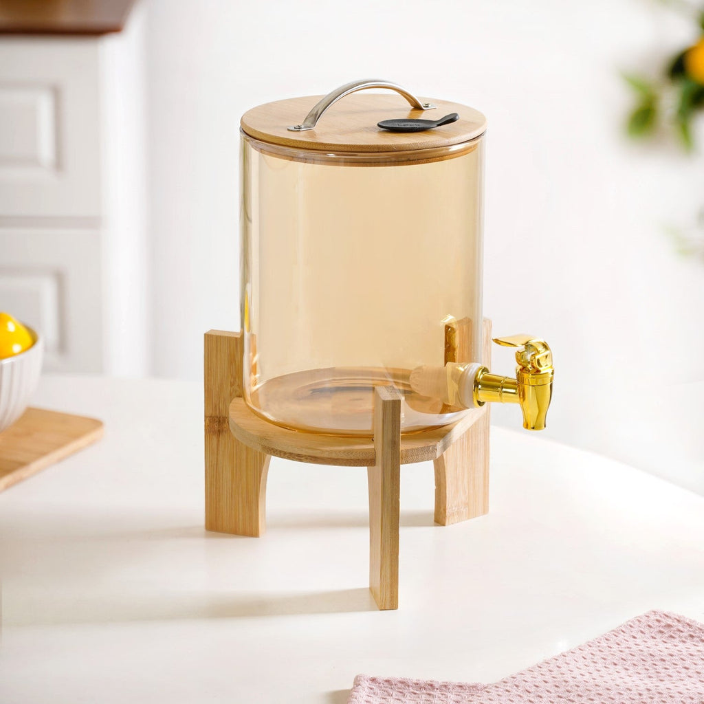 Drink Dispenser Amber 3600ml Nestasia