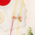 Dual Flower Rakhi Gift Set Nestasia