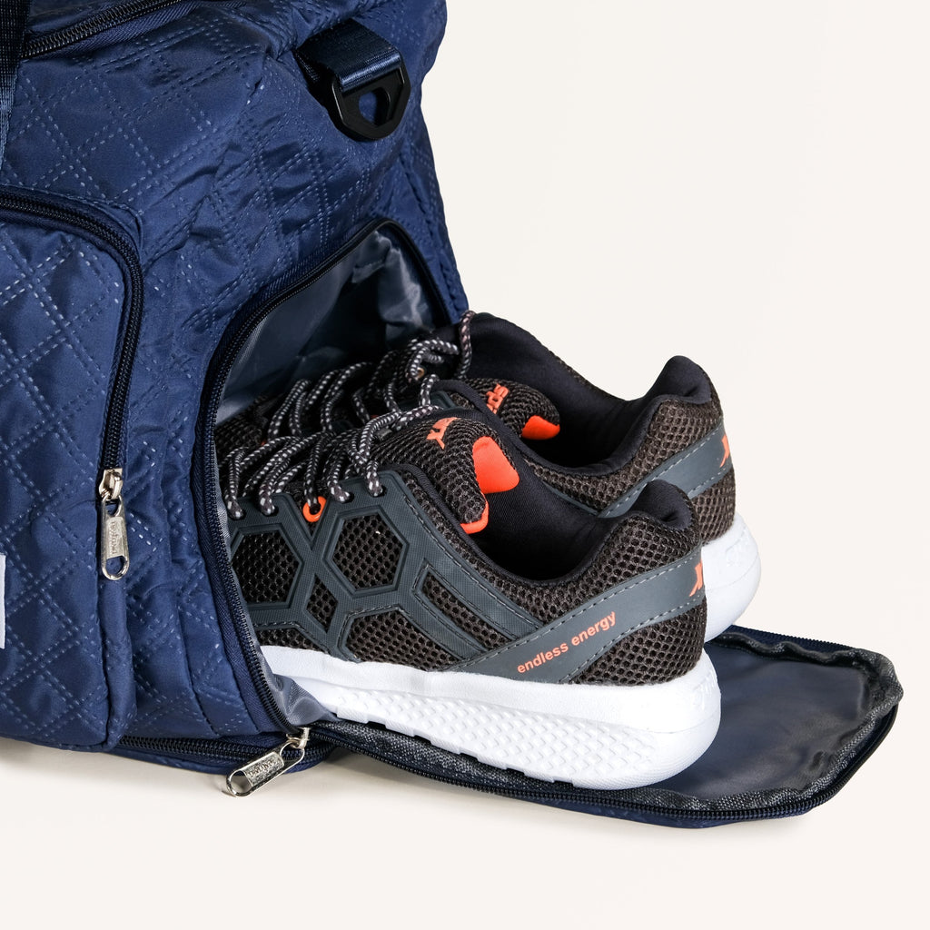Dova Expandable Duffle Bag Dark Blue Nestasia
