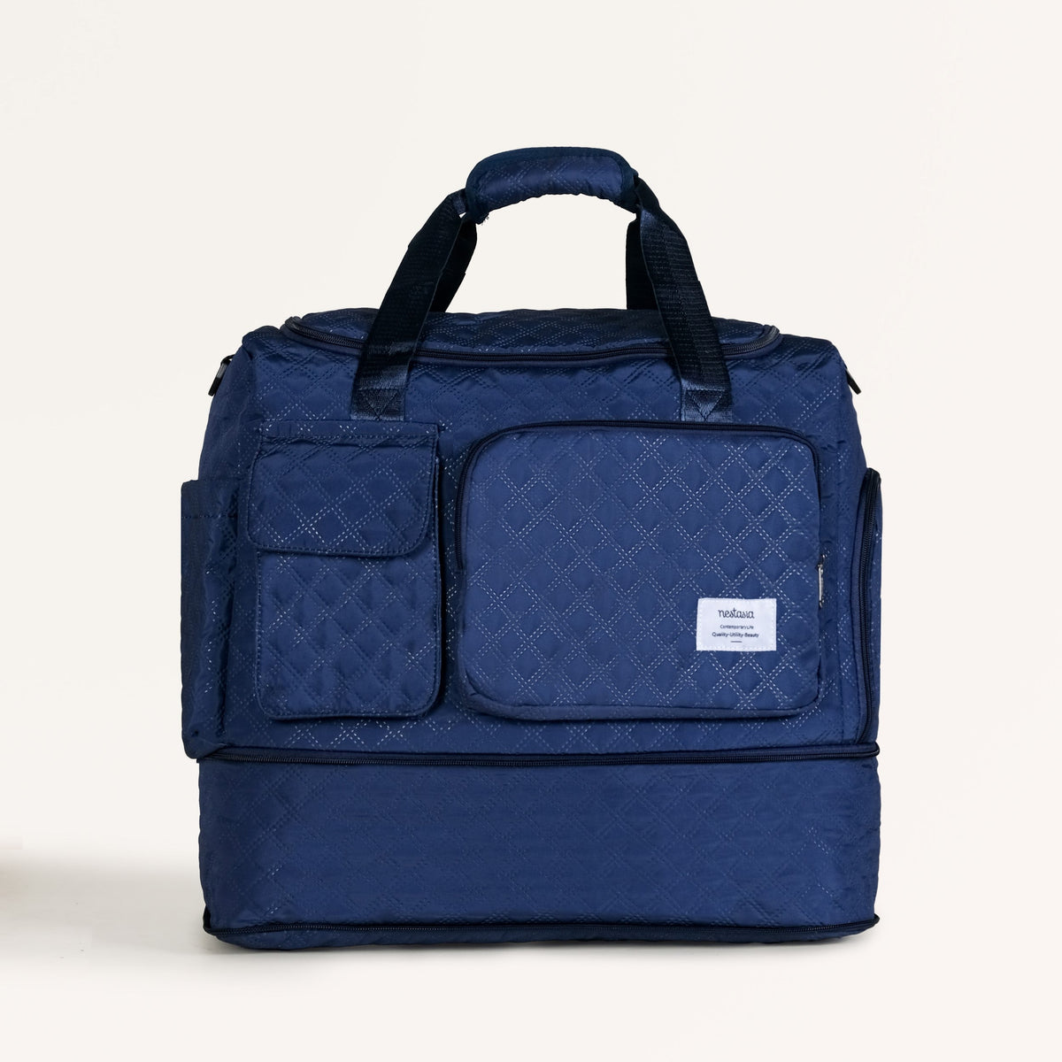Dova Expandable Duffle Bag Dark Blue Nestasia
