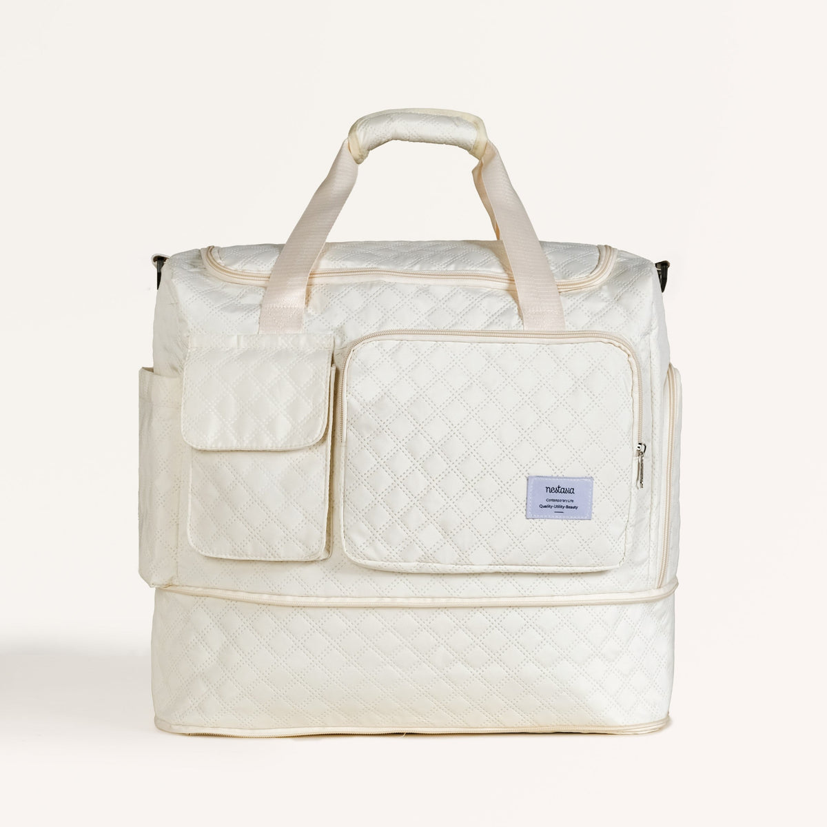 Off-White Dova Adjustable Gym Duffle Bag Nestasia