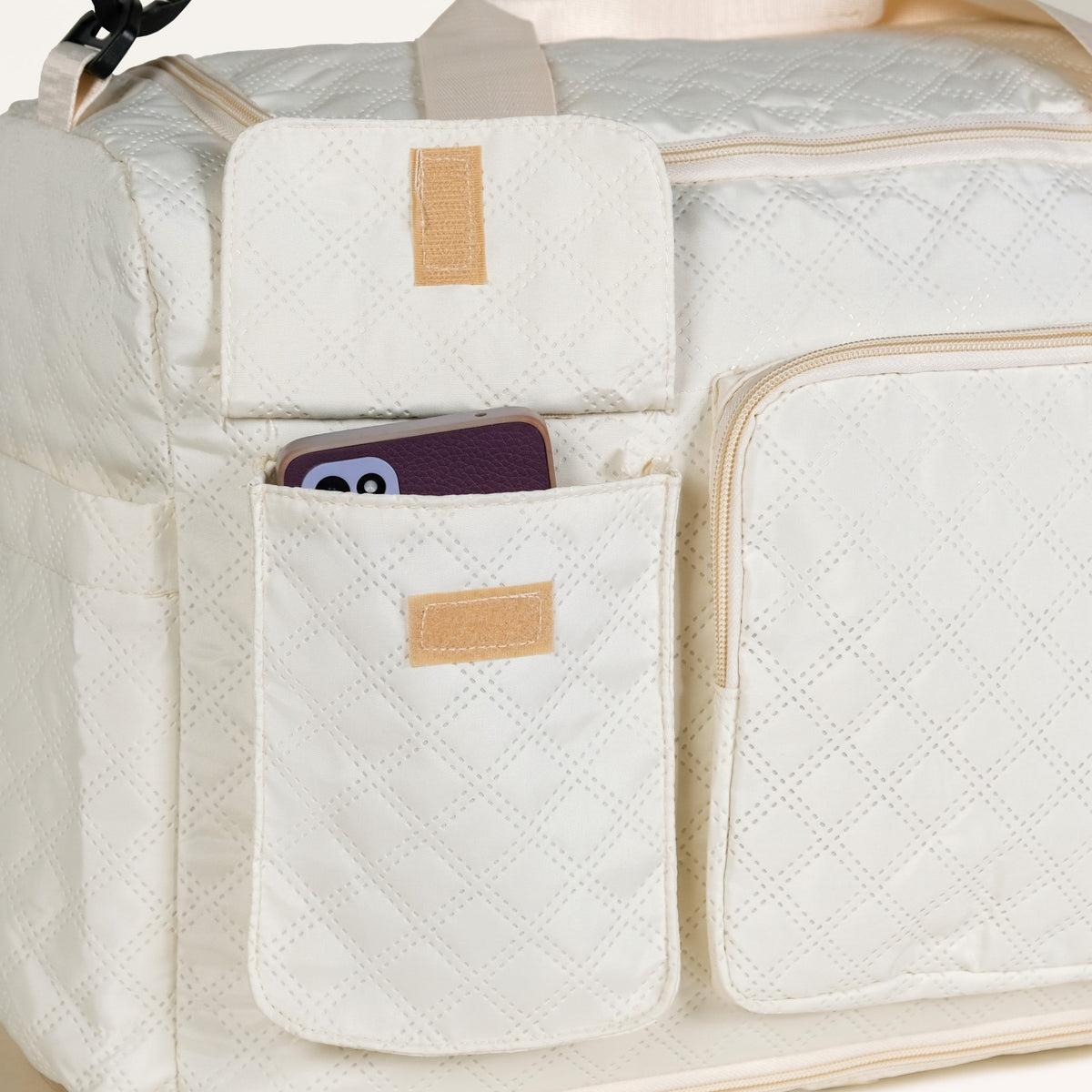 Off-White Dova Adjustable Gym Duffle Bag Nestasia
