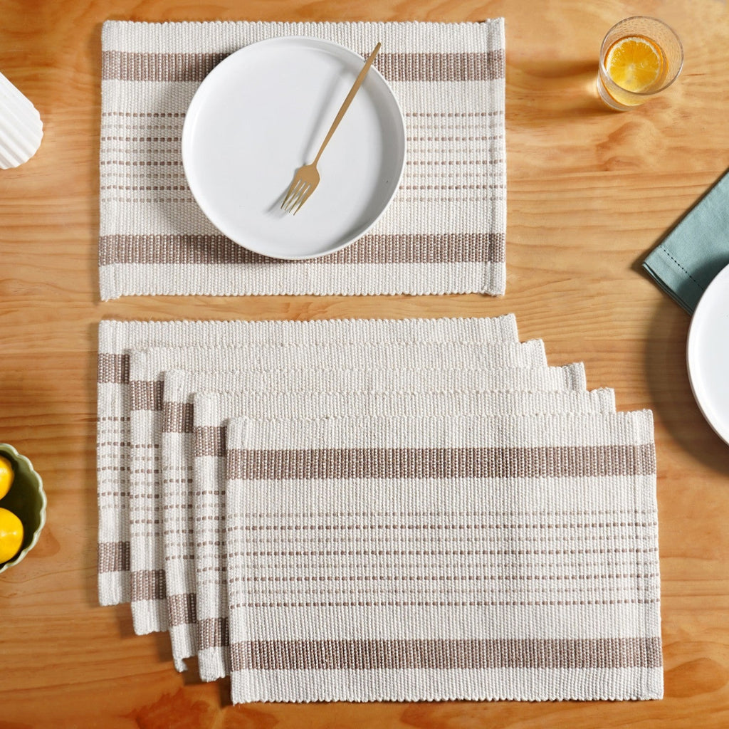 Dune Weave Placemat Set Of 6 Nestasia