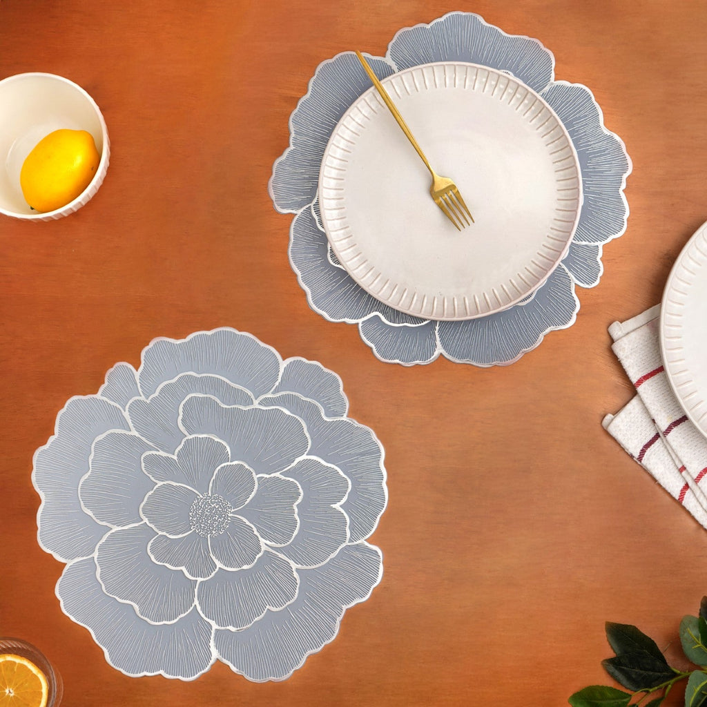 Dusty Dawn Floral Table Mat Set Of 6 Nestasia