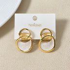 Gold Ellipse Drops Nestasia