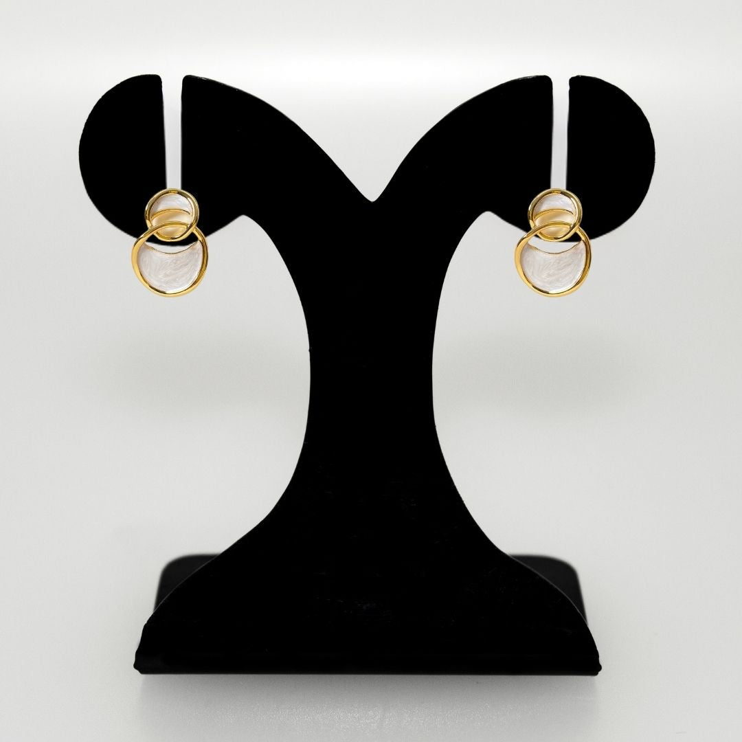 Gold Ellipse Drops Nestasia