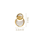 Gold Ellipse Drops Nestasia