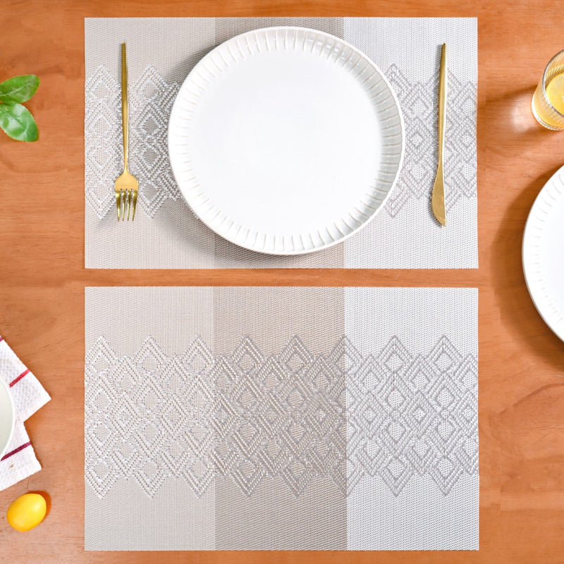 Earth Toned Table Mat Set of 6 Nestasia