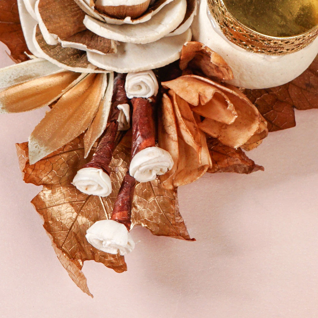 Earthbloom Natural Tea Light Candle Holder Set Of 4 Nestasia