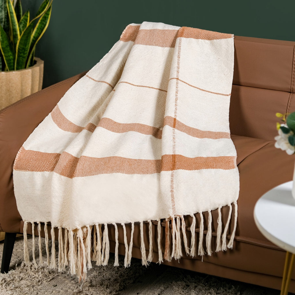 Earthline Cotton Comfort Throw Nestasia