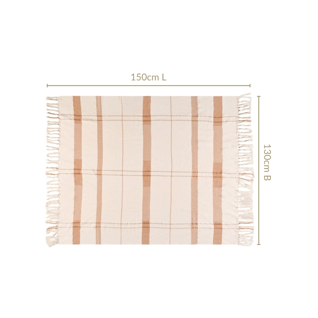 Earthline Cotton Comfort Throw Nestasia