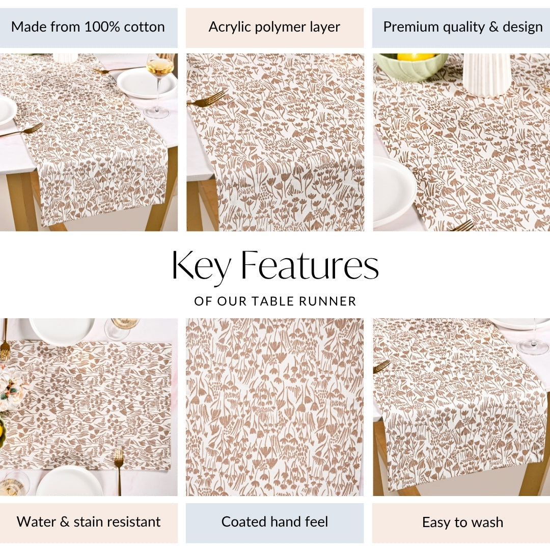Desert Dusk 8 Seater Table Runner 264x35cm Nestasia