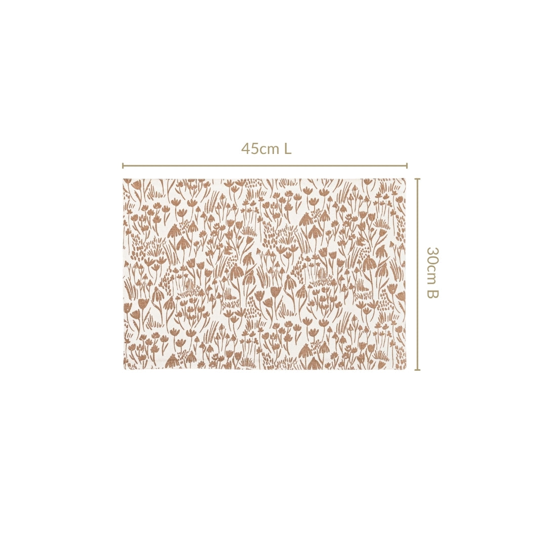 Desert Dusk Pure Cotton Table Mat Set Of 6 Nestasia