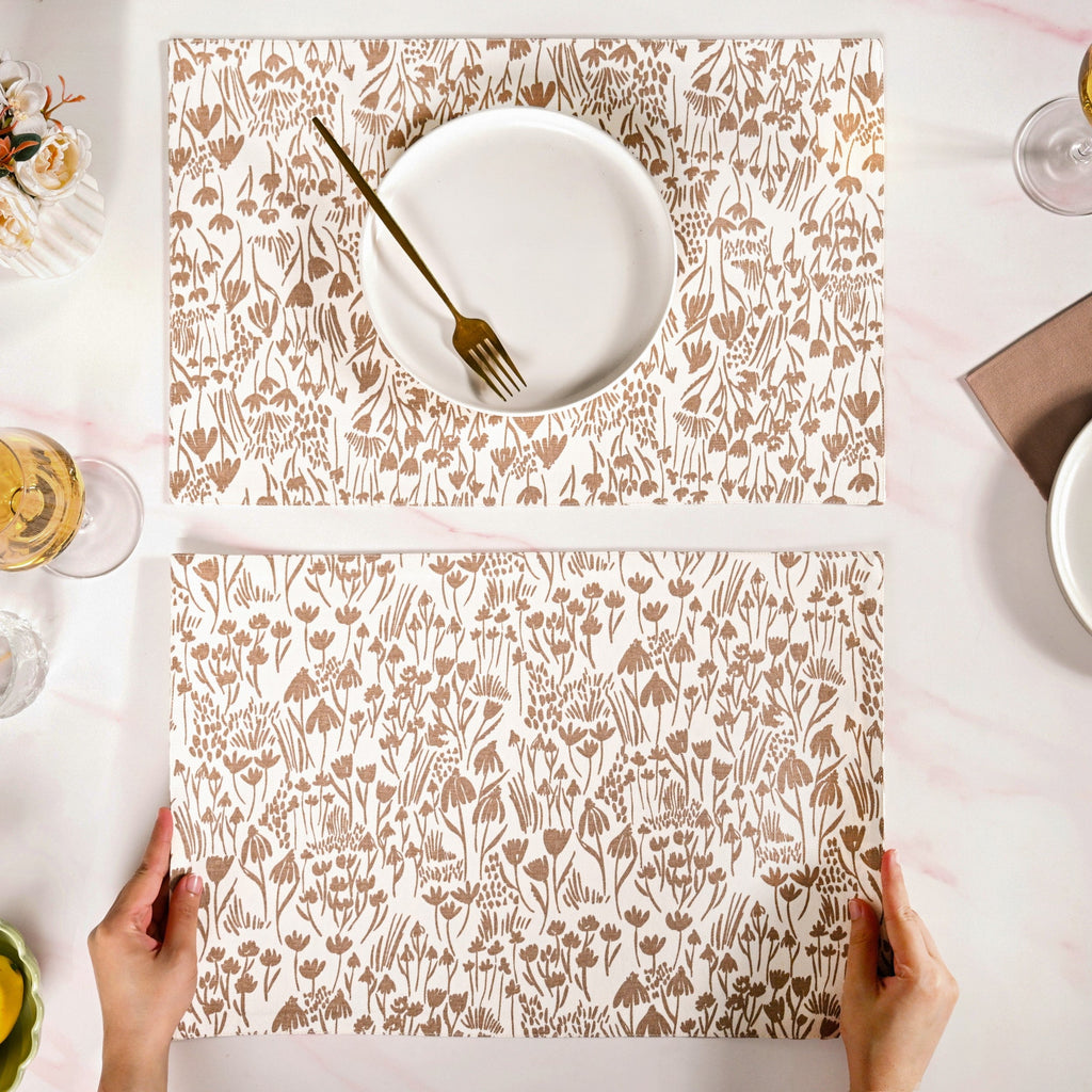 Desert Dusk Water Resistant Table Mat Set Of 4 Nestasia