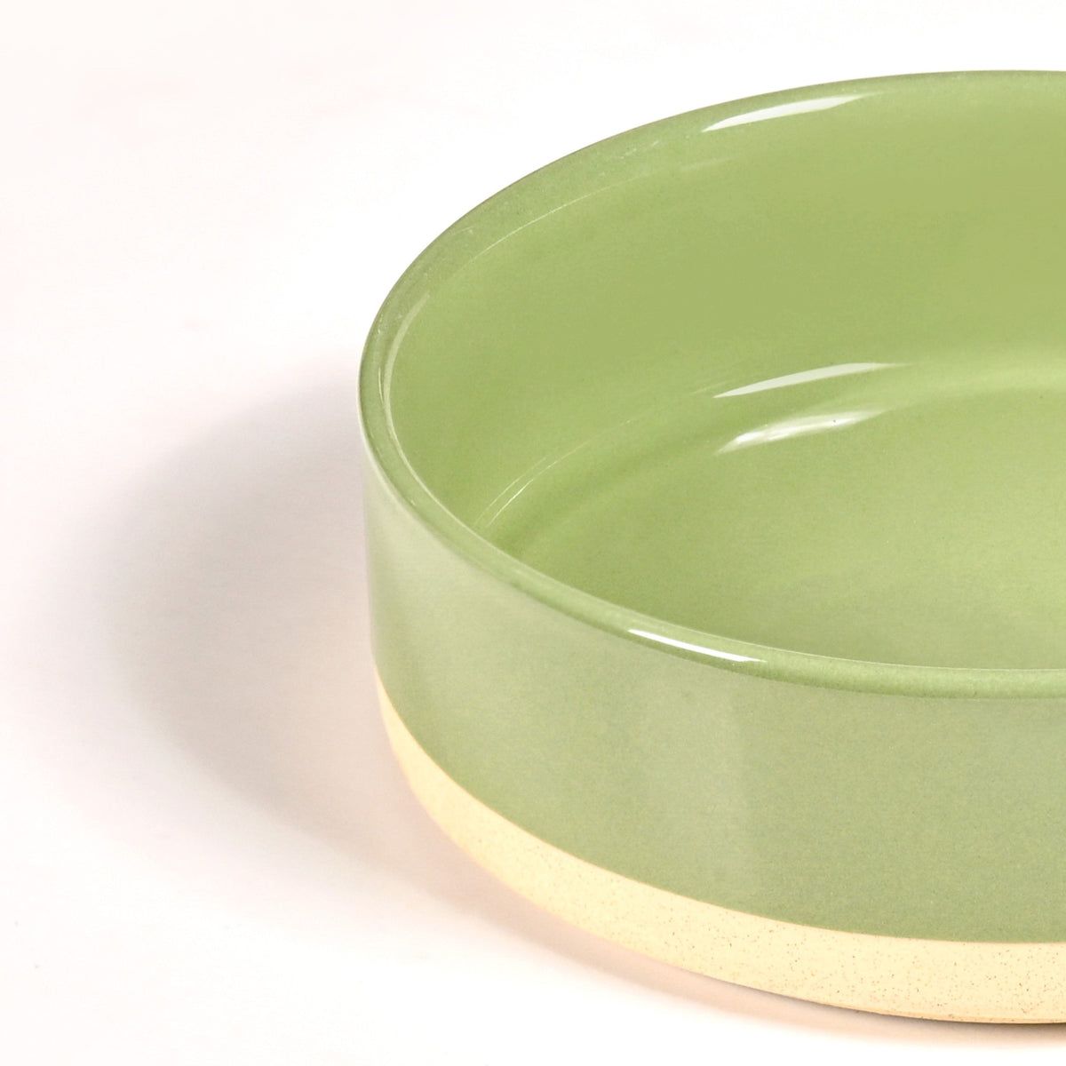 Earthy Small Serving Bowl Green Set Of 2 600ml Nestasia