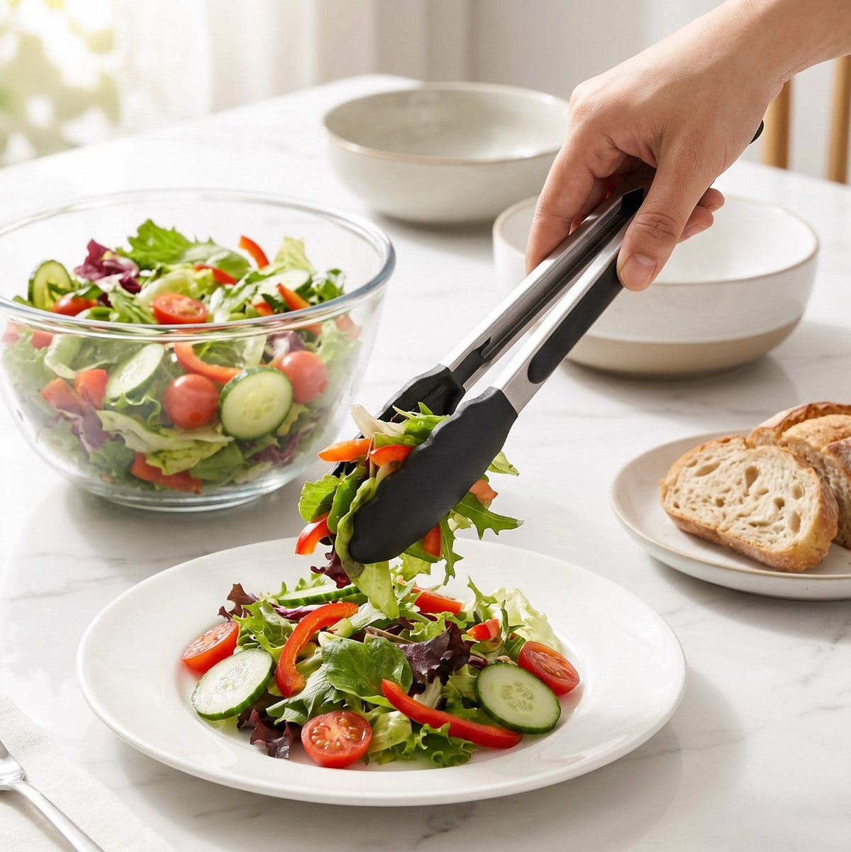 Easy Grip Kitchen Tongs Nestasia