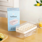 Easy Release Ice Cube Tray With Lid Bin And Scoop Nestasia