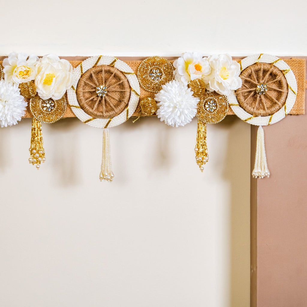 Eco Concious Floral Wall Hanging Toran Nestasia