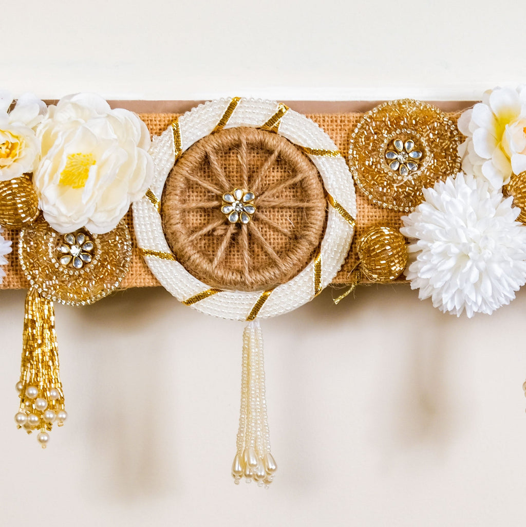 Eco Concious Floral Wall Hanging Toran Nestasia