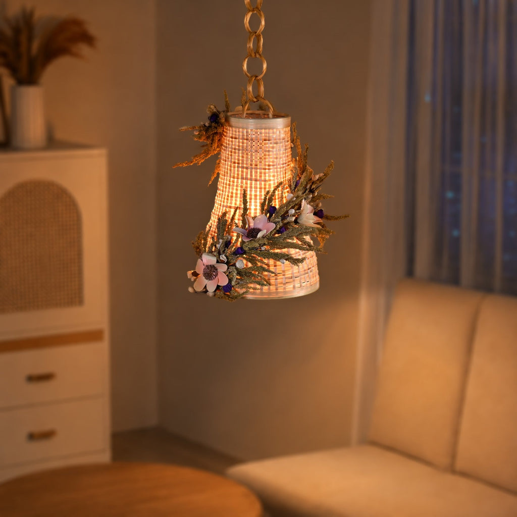 Lumina Eco Friendly Handmade Dried Floral Lantern Nestasia