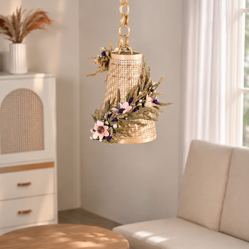 Lumina Eco Friendly Handmade Dried Floral Lantern Nestasia
