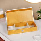 Eco Friendly Quadrata Pattern Sectioned Trinket Case Nestasia