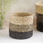 Eco-Friendly Planter Baskets Brown Set of 2 Nestasia