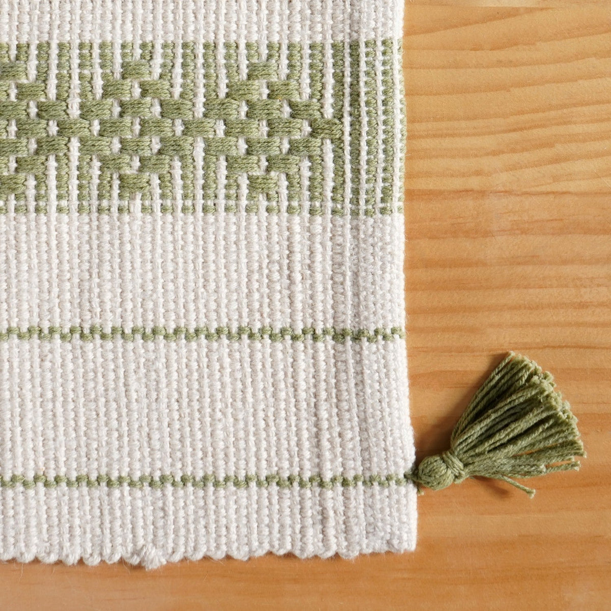 Ecofriendly Cotton Weaving Placemat Set Of 6 Nestasia